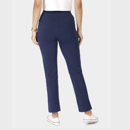 AM:PM Cotton Straight Pants (Naina Navy)