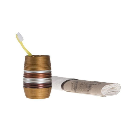 Metallic Coffee Toothbrush Holder (BP7-567)