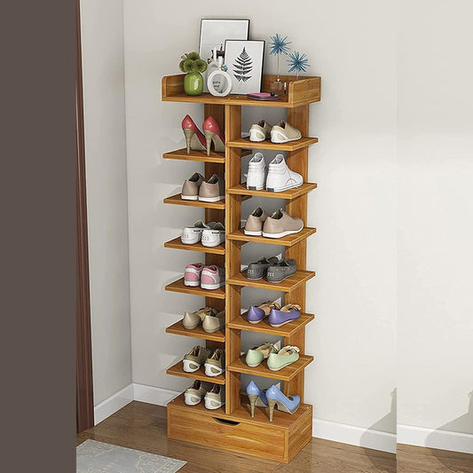 XJ201 Shoe Rack Brown (40*21*120H)