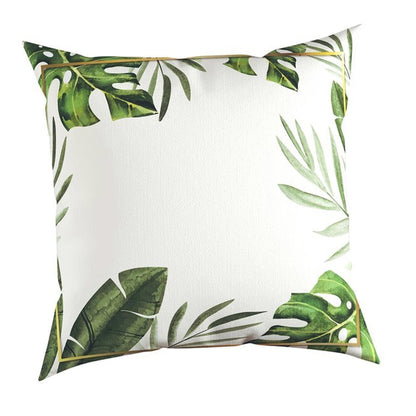 Carnival Home Double Sided Tropical Leaf  Printed Kirln Cover (KQ3-7064)