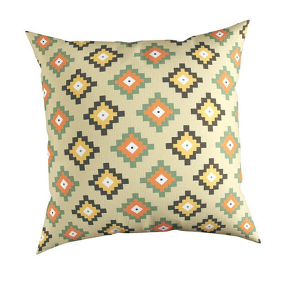 Carnival Home Double Sided Beige Floor Ethnic Pattern Printed Kirlent Cover (KQ3-7086)