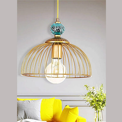 Dede Kosnitsa Tiled Pendant Lamp, Green, Single  DE6-190