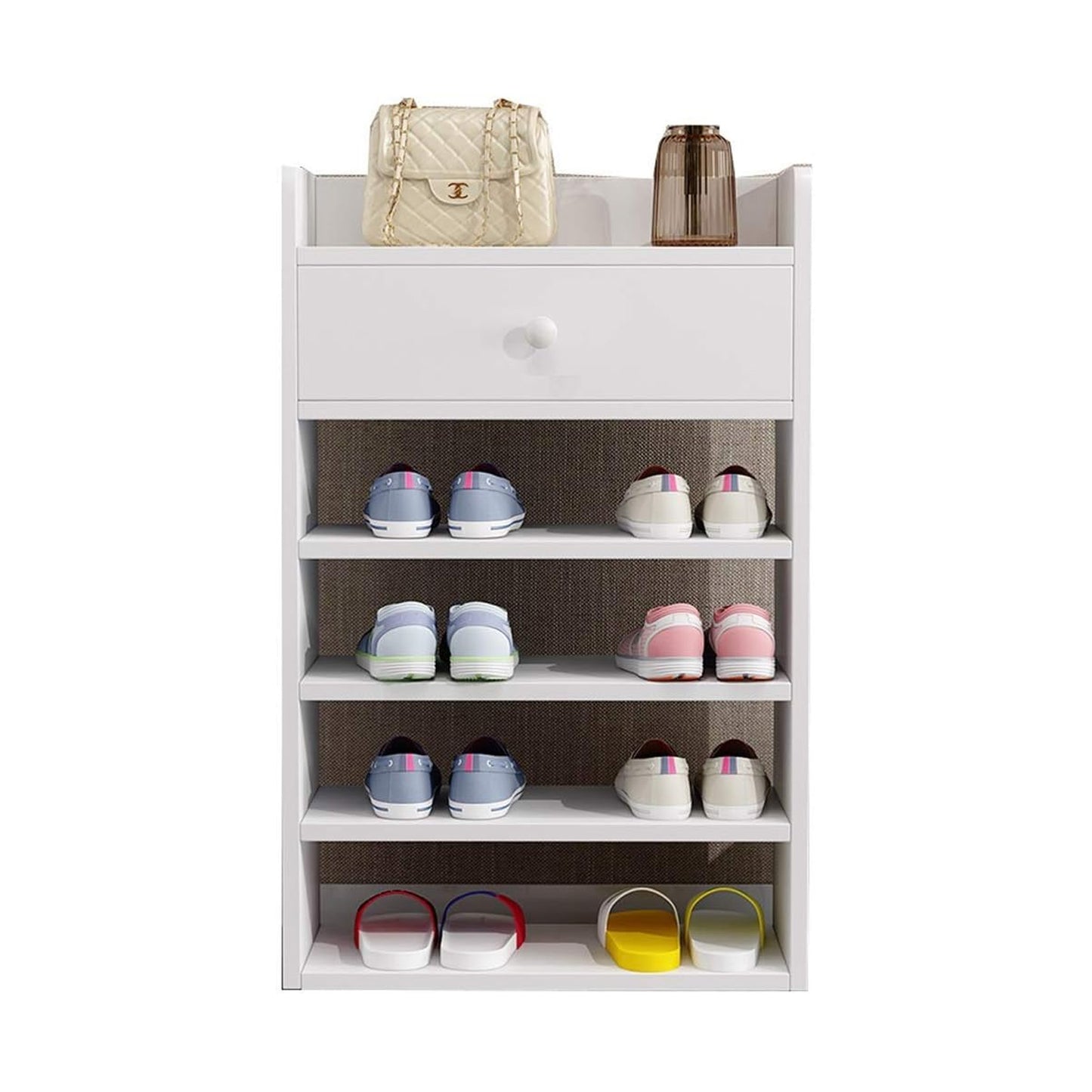 XJ205 Shoe Rack Pure White (60*24*80H)