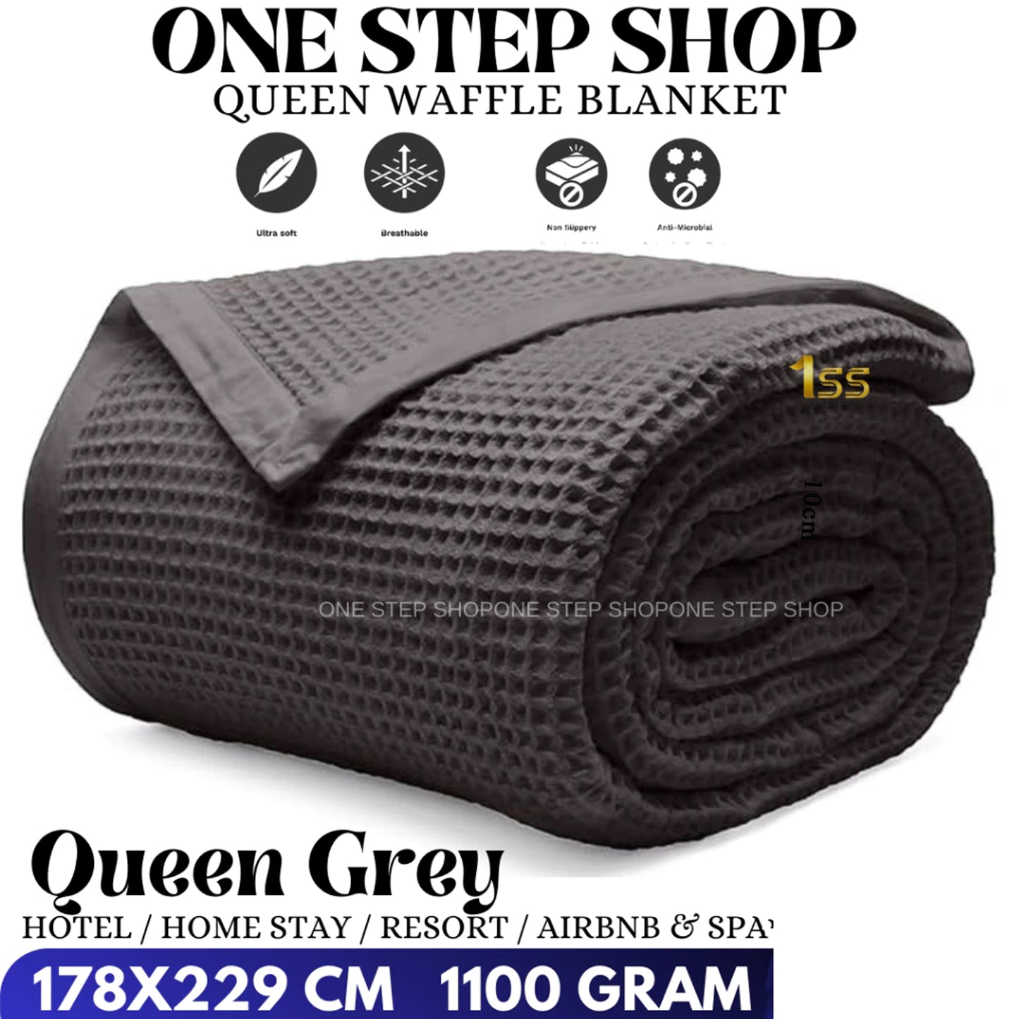 Thermal Blanket - Queen Grey