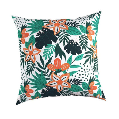 Carnival Home Double Sided Black Pool Colorful Flowers Printed Cushion Cover (KQ3-7211)