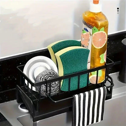 Sponge Holder Kitchen Organizer - Black