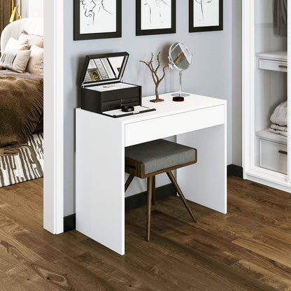 Novella Mode Make-Up Table With Drawers, White (QM4-121)