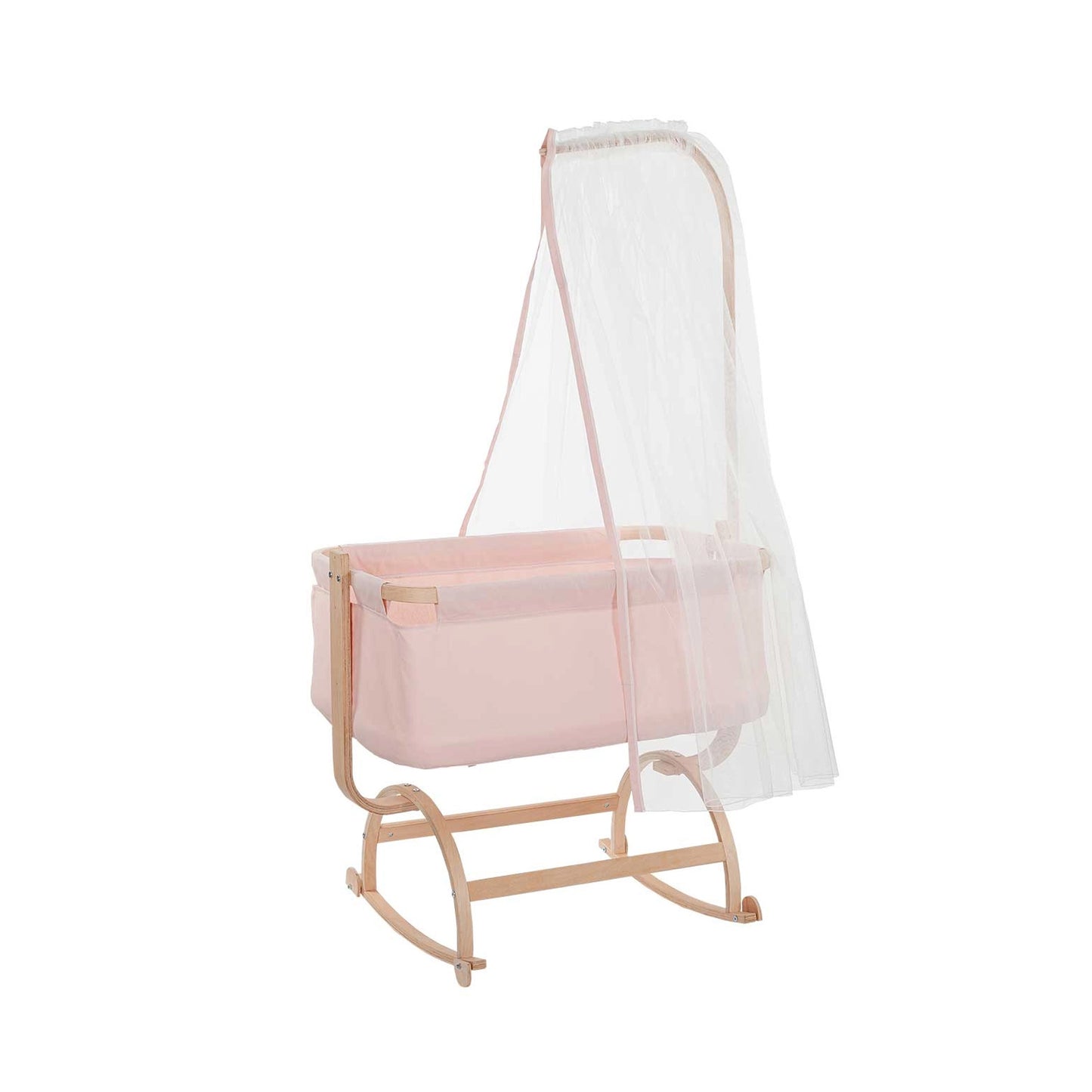 Babycom vega rocking cradle, pink, 46x82 (BB4-168) / made in eu