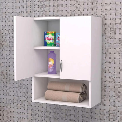 Defne Washing Machine top Cabinet, White (IC4-679)