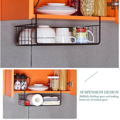 Rack Holders for Kitchen Closet(White) - Thebrands