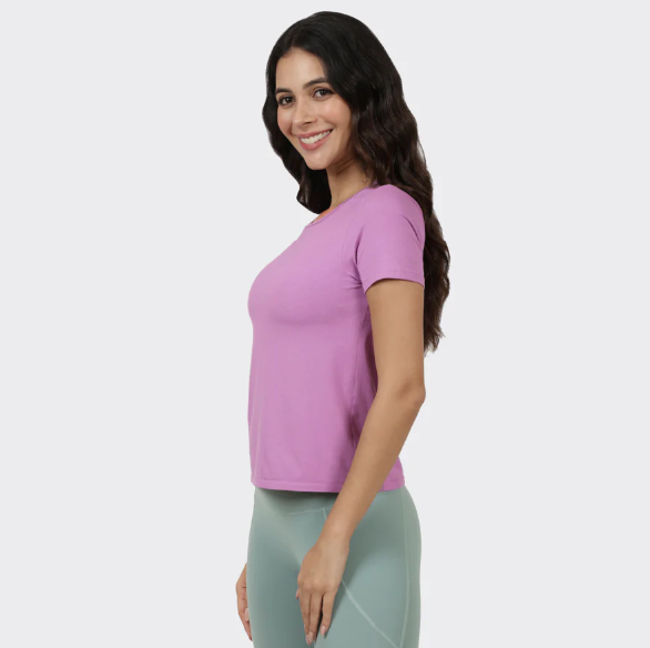 Softest Tee - Crew Neck (Prachi Purple)