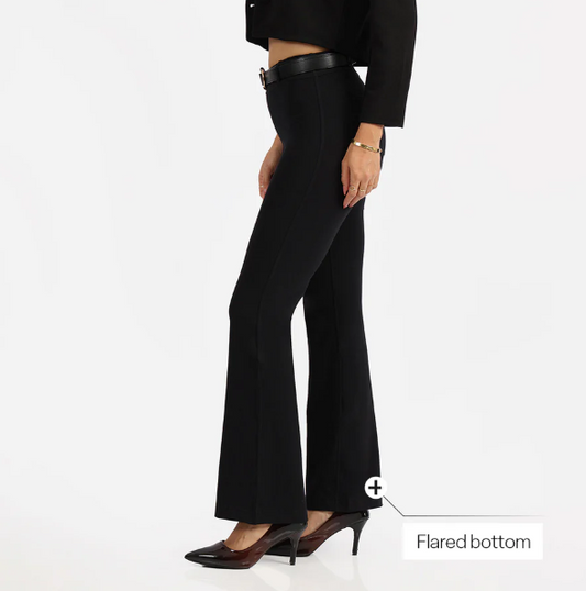 AM:PM Cotton Flare Pants - Lite Tall (Bliss Black)