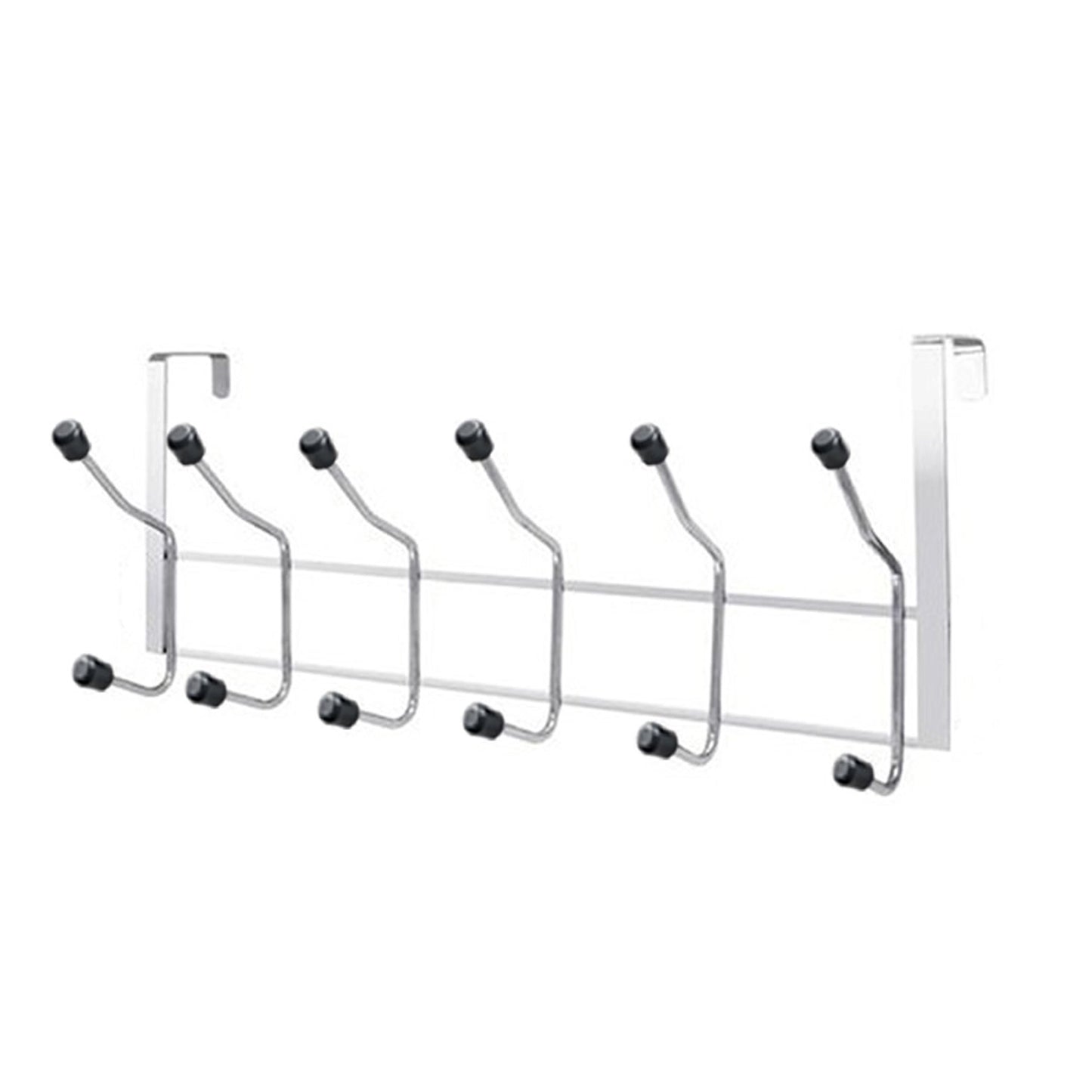 Behind Door Hanger Rack, 12 Pin Chrome (AV4-178)