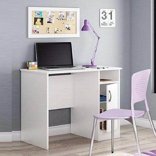 Study Desk, 90 CM, White (DU3-481) 90CM / Made in Eu
