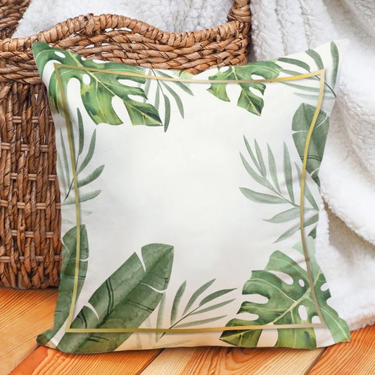 Carnival Home Double Sided Tropical Leaf  Printed Kirln Cover (KQ3-7064)