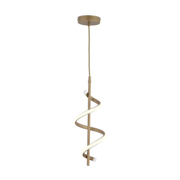 Leatrice Single 3 Colored Led Chandelier, Worned LQ3-4090