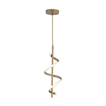 Leatrice Single 3 Colored Led Chandelier, Worned LQ3-4090