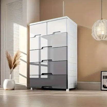 Drawer Storage Cabinet 5 Tier, 50Cm - Grey