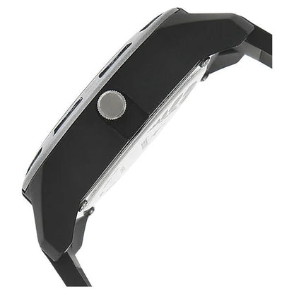 Fastrack Quartz Analog Silver Dial Plastic Strap Watch for Guys
