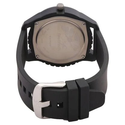 Fastrack Quartz Analog Black Dial Plastic Strap Watch for Guys