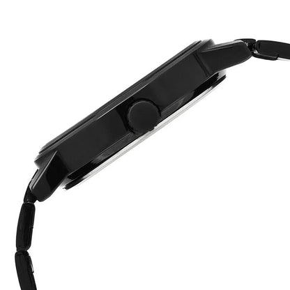 Fastrack Road Trip Quartz Analog Black Dial Stainless Steel Strap Watch for Guys