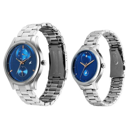 Fastrack Mixmatched Quartz Multifunction Watch For Couple