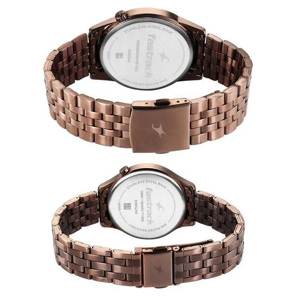 Fastrack Mixmatched Quartz Analog  Watch For Couple