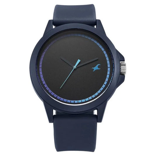 Fastrack Tees Urbanique Quartz Analog Multicoloured Dial Silicone Strap watch For Guys