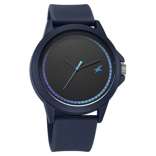 Fastrack Tees Urbanique Quartz Analog Multicoloured Dial Silicone Strap watch For Guys