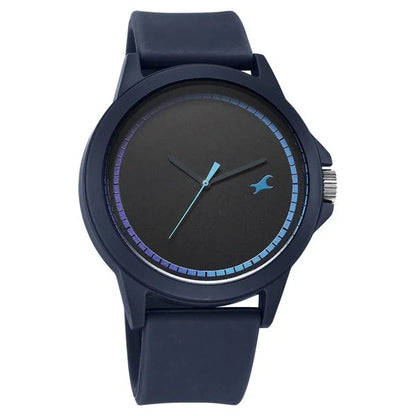 Fastrack Tees Urbanique Quartz Analog Multicoloured Dial Silicone Strap watch For Guys