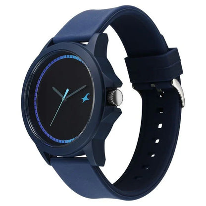 Fastrack Tees Urbanique Quartz Analog Multicoloured Dial Silicone Strap watch For Guys