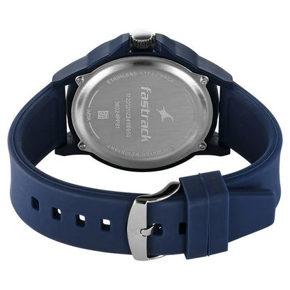 Fastrack Tees Urbanique Quartz Analog Multicoloured Dial Silicone Strap watch For Guys