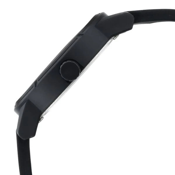 Fastrack Tees Quartz Analog Black Dial Silicone Strap Watch for Guys