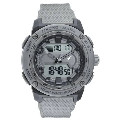 Fastrack Streetwear Grey Dial with Grey Colour Strap Watch for Guys