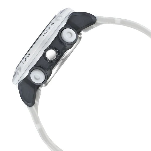 Fastrack Streetwear White Dial with White Colour Strap Watch for Guys