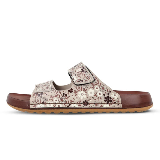 Women's Daily Wear Comfort Sandals - WLP74041 Brown