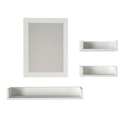 Simon Bathroom Top Cabinet, Mirror Sheet, White (DI3-765)