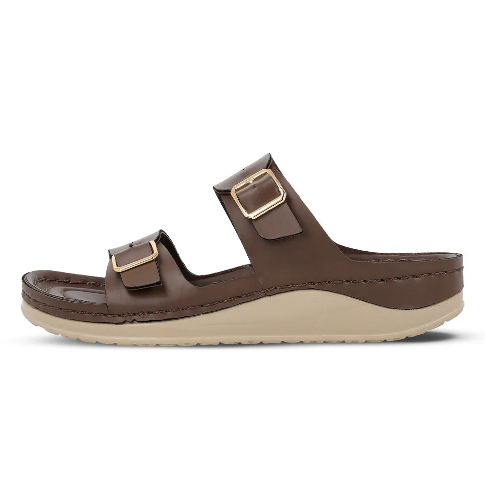 Women's Daily Wear Comfort Sandals - WLP74021 Espresso