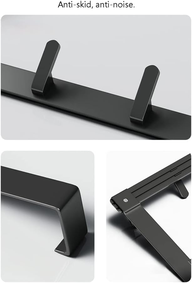 GCGJ Aluminum Door Rear Hook 5 Hooks - Black