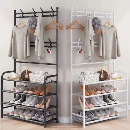 Shoe Rack Shelf 4 Tier - Black (80CM x 26CM x 155CM)