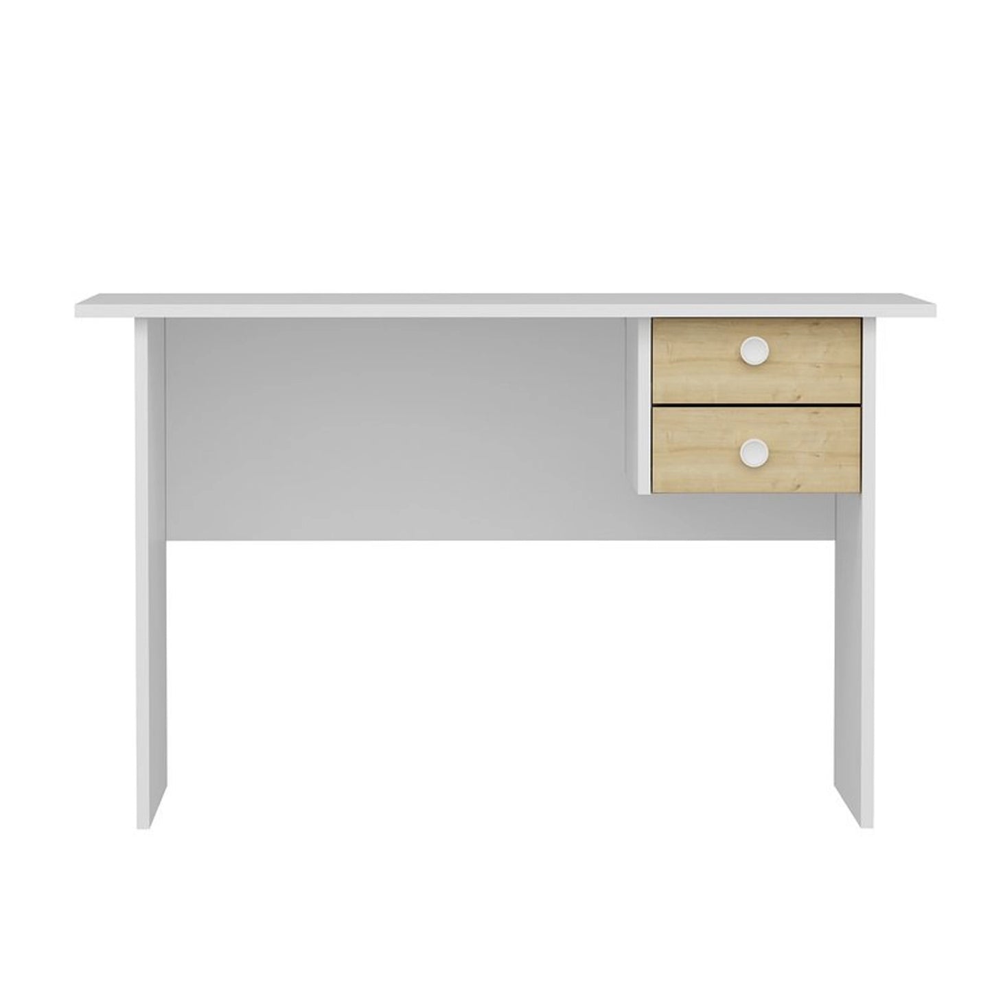 Decorair Drew Desk with Drawers, White (GW4-101)
