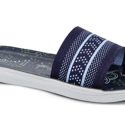 Women's Slide Sandals - WL7395 Blue