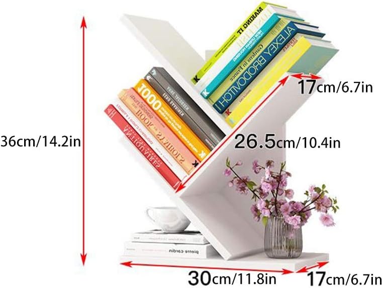 ZM 103 Book Shelf Pure White (30*17*36)