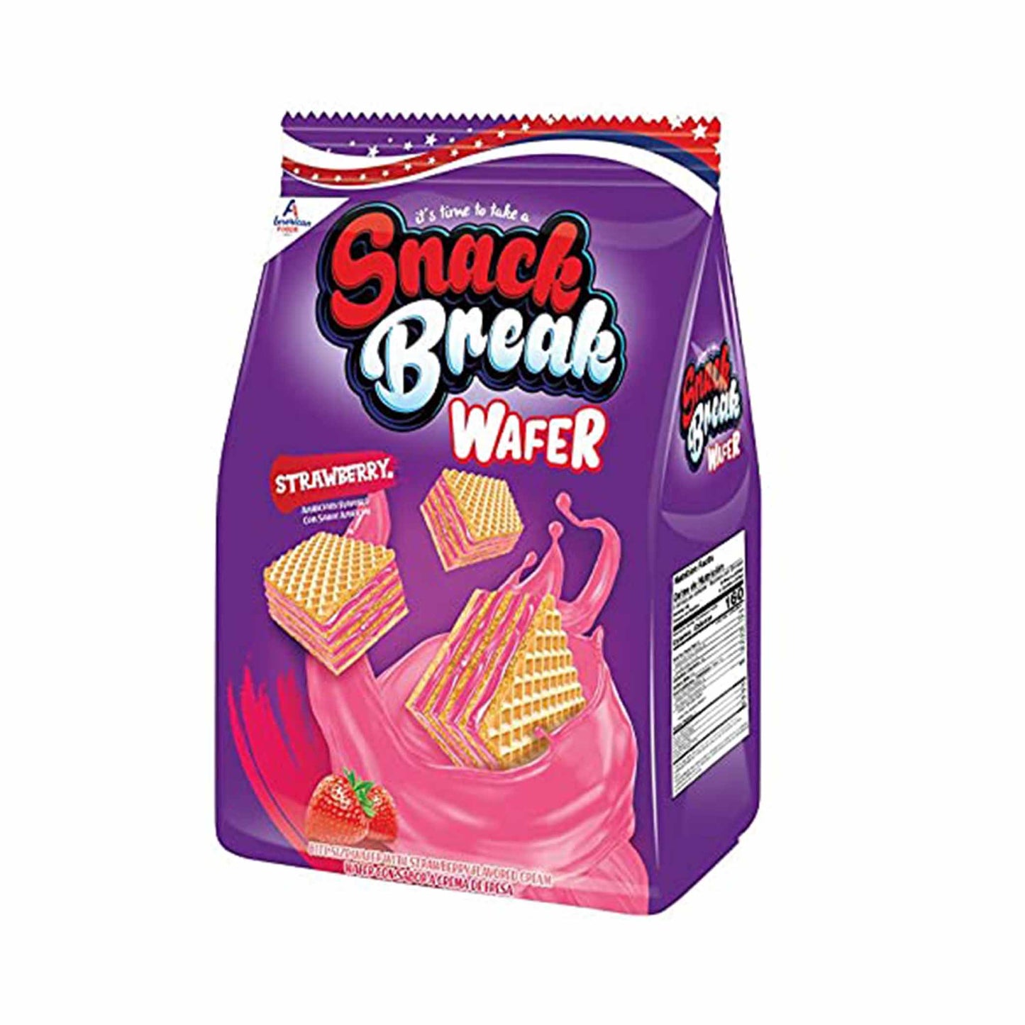 Snack Break Wafer Strawberry 180g
