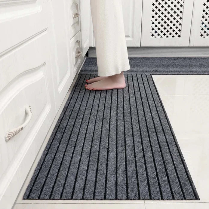 Non-Slip Kitchen Floor Mat - Grey (120CM x 50CM )