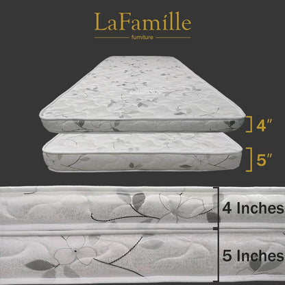 3FT Single Size Foam Mattress 3x5Inch (L190cm x W90cm x H12.5cm) - Thebrands