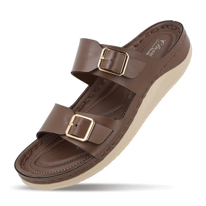 Women's Daily Wear Comfort Sandals - WLP74021 Espresso