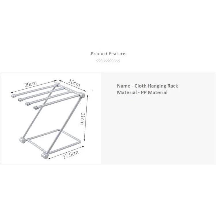 Kitchen Towels Hanger Foldabl(Grey) - Thebrands