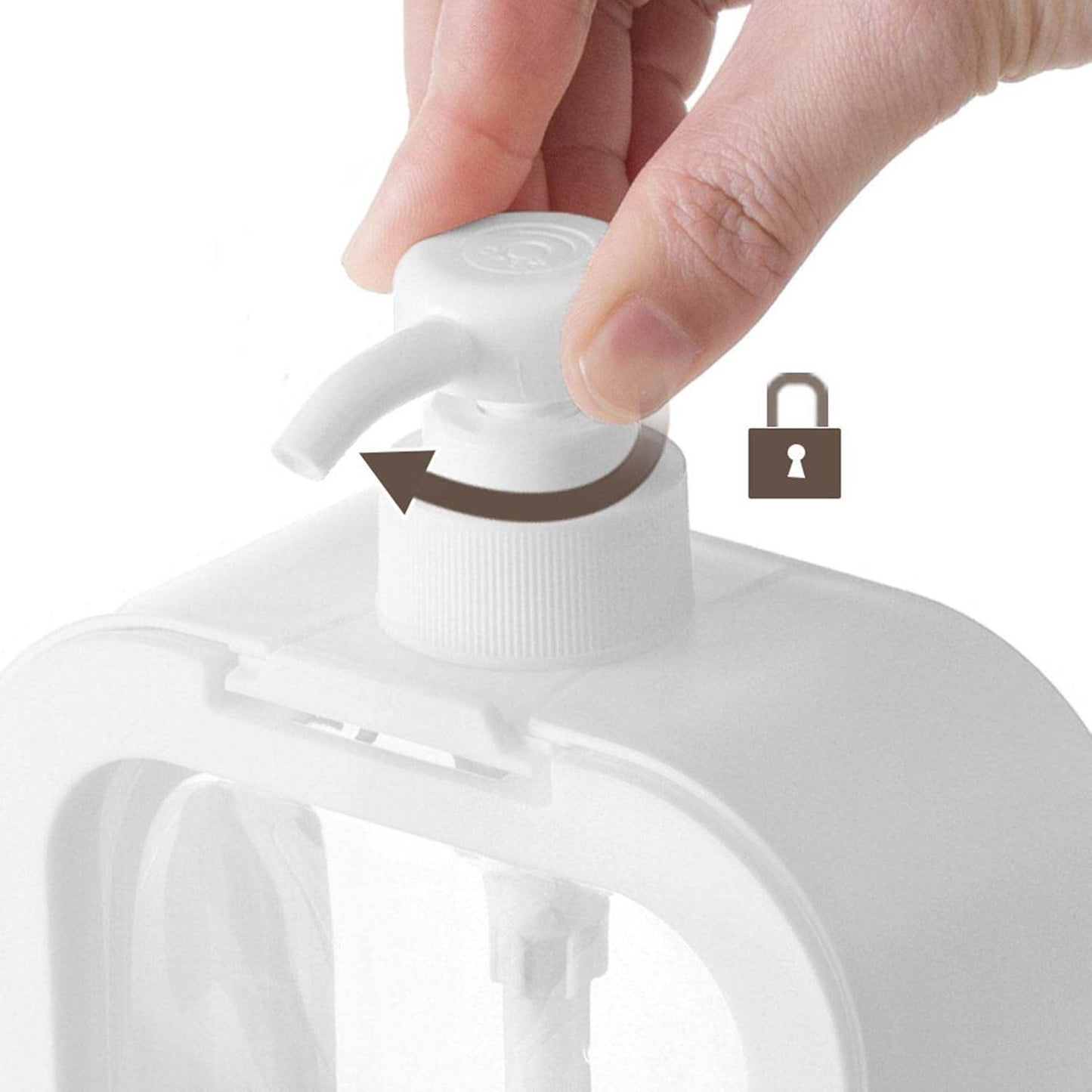 Soap Dispenser 500ml White - Thebrands