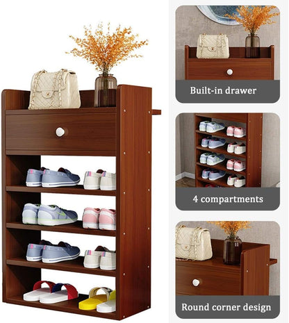 XJ204 Shoe Rack Pure White (50*17*111H)